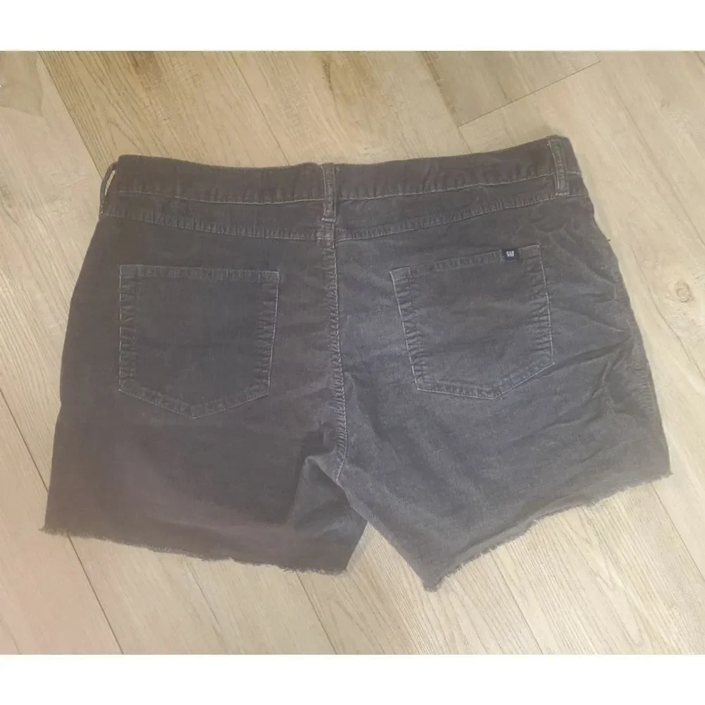 Gap Dark Gray Corduroy shorts Size 16. [WSB6009]